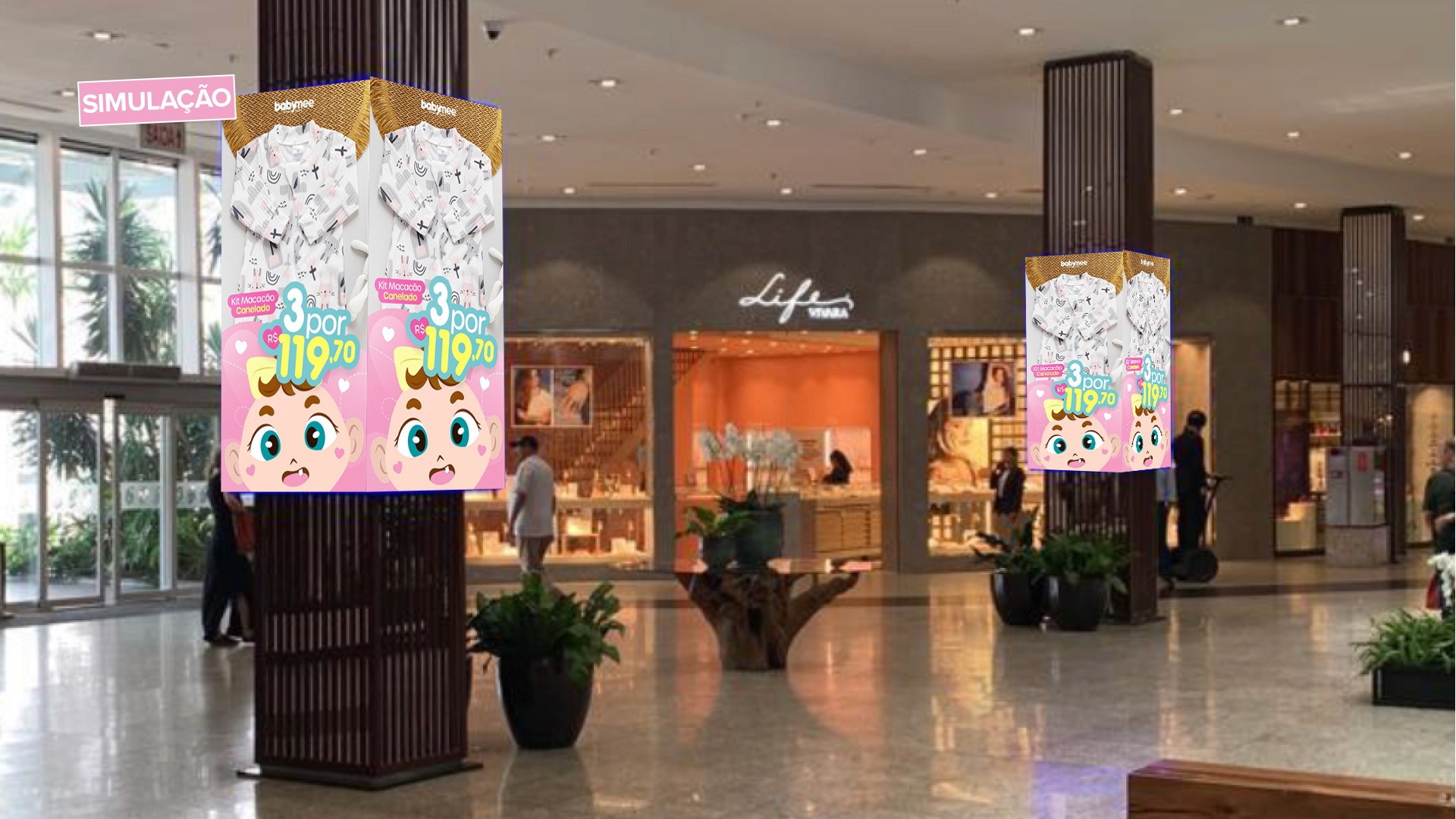 Telões em Shopping – foto 4